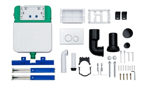 AZ502PPR暗装水箱（绿）（坐便）