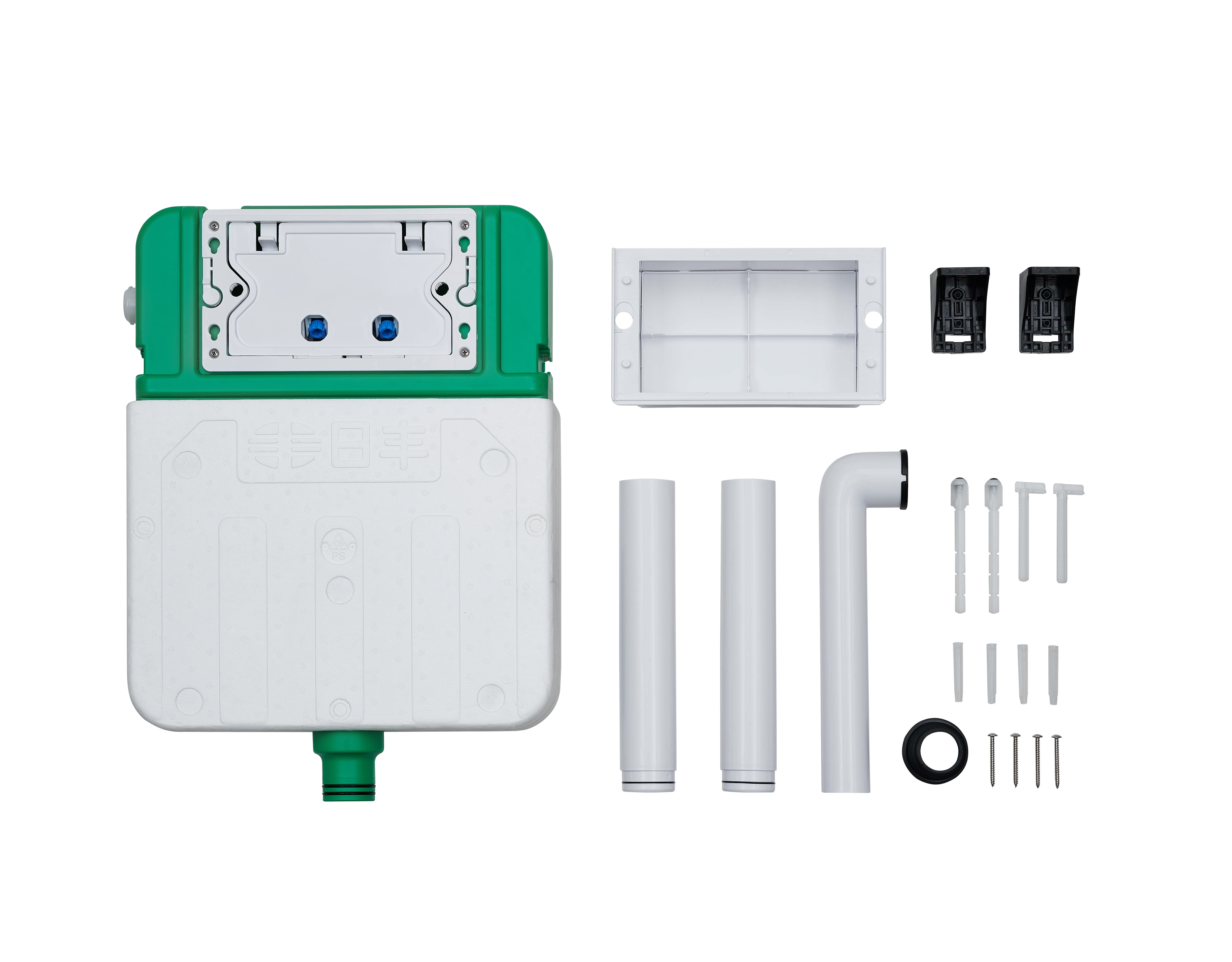 AZ501暗装水箱（绿）（蹲便）（不带面板）